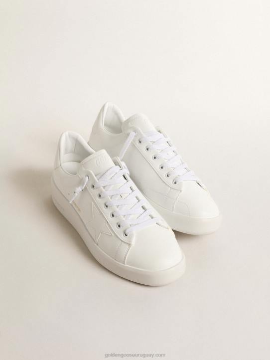 mujer purestar de base biológica con estrella blanca y refuerzo en el talónGolden Goose 02H6206
