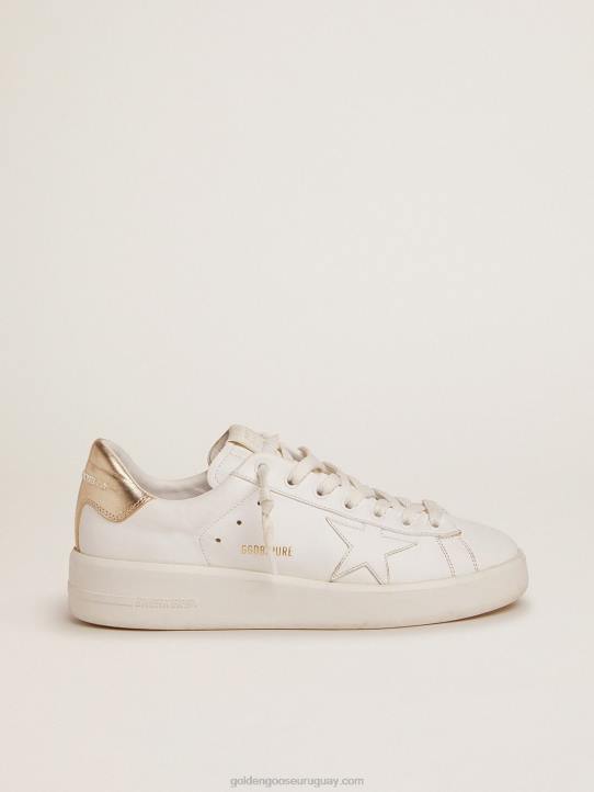 mujer zapatillas deportivas purestar con refuerzo dorado en el talónGolden Goose 02H659
