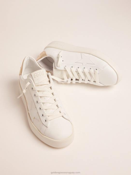 mujer zapatillas deportivas purestar con refuerzo dorado en el talónGolden Goose 02H659