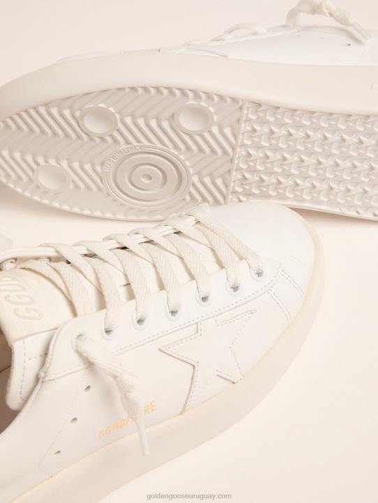 mujer zapatillas deportivas purestar con refuerzo dorado en el talónGolden Goose 02H659