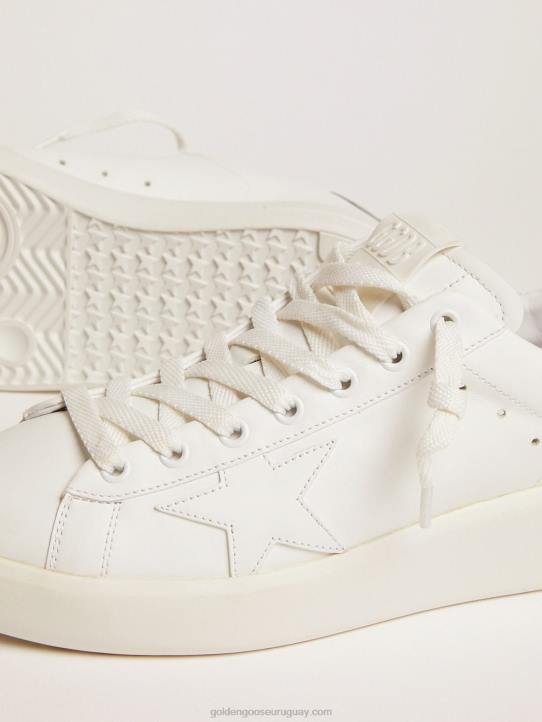 mujer zapatillas purestar con refuerzo plateado brillante en el talónGolden Goose 02H6138