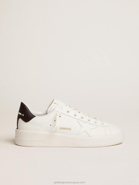mujer zapatillas purestar con trabilla negra en el talónGolden Goose 02H6264