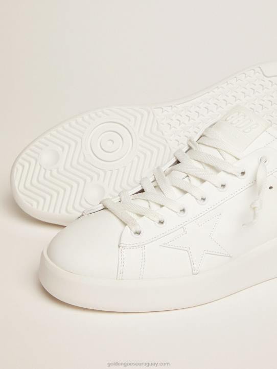 mujer zapatillas purestar con trabilla negra en el talónGolden Goose 02H6264