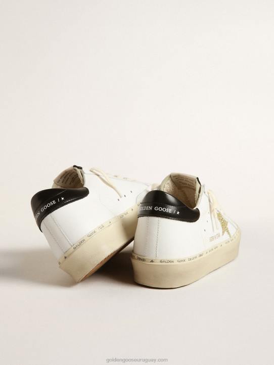mujer hola estrella con estrella de cristal swarovski y refuerzo negro en el talónGolden Goose 02H6193