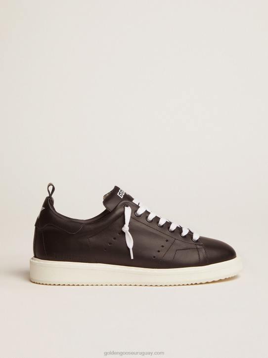 mujer zapatillas starter de piel total blackGolden Goose 02H6271