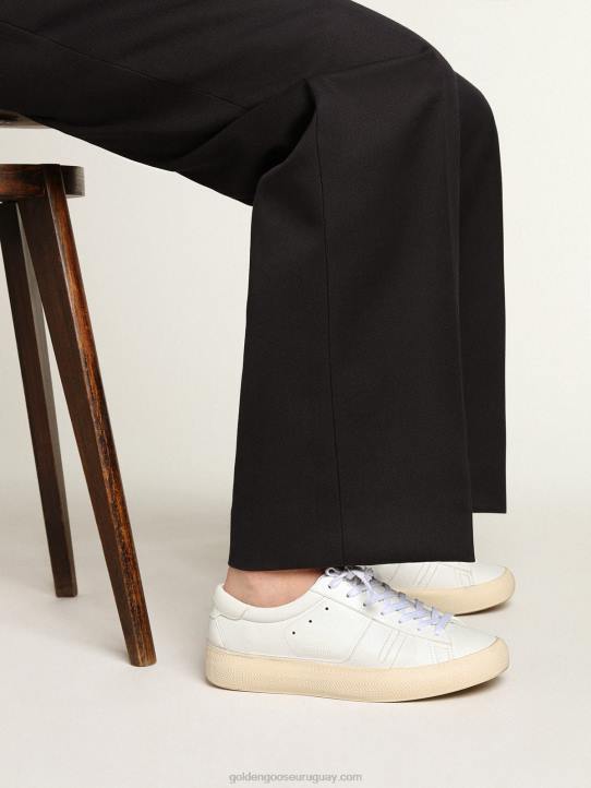mujer yatay modelo 1b zapatillas sostenibles con parte superior de base biológica blanca y yGolden Goose 02H63