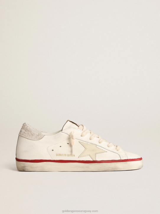 mujer super-star ltd cny en napa con estrella marfilGolden Goose 02H6223