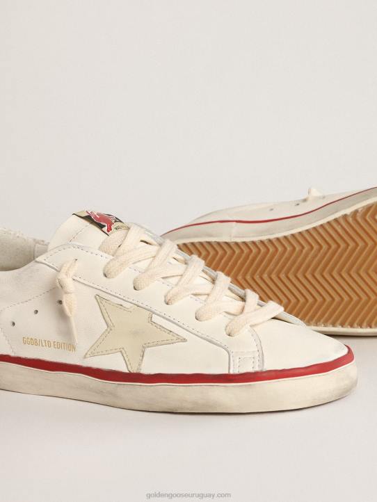 mujer super-star ltd cny en napa con estrella marfilGolden Goose 02H6223