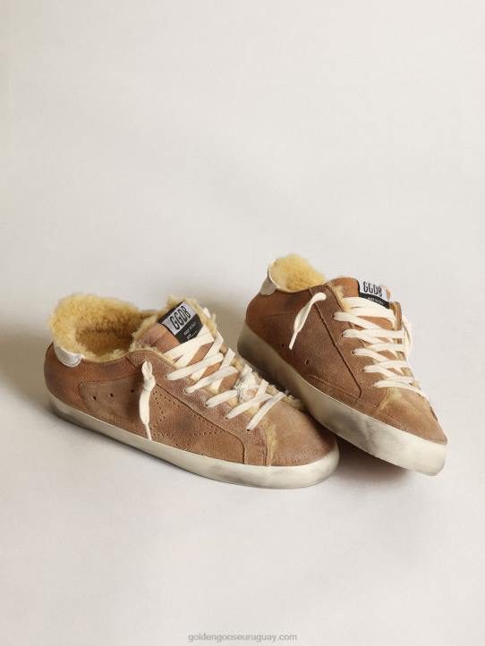 mujer super-star ltd con estrella perforada y forro de borregoGolden Goose 02H6241