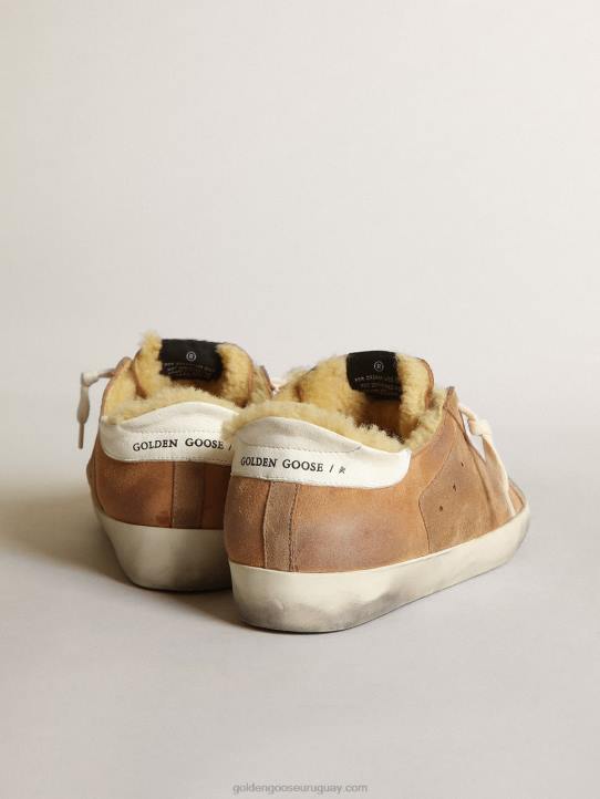 mujer super-star ltd con estrella perforada y forro de borregoGolden Goose 02H6241