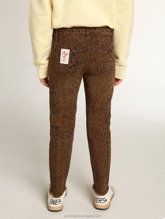 vaqueros pitillo de niña con animal printGolden Goose 02H6880