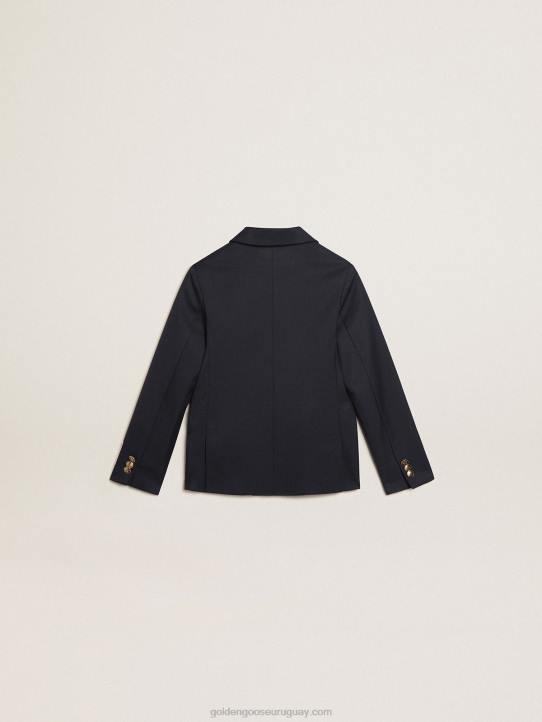 americana de niño azul oscuro con doble botonaduraGolden Goose 02H6907