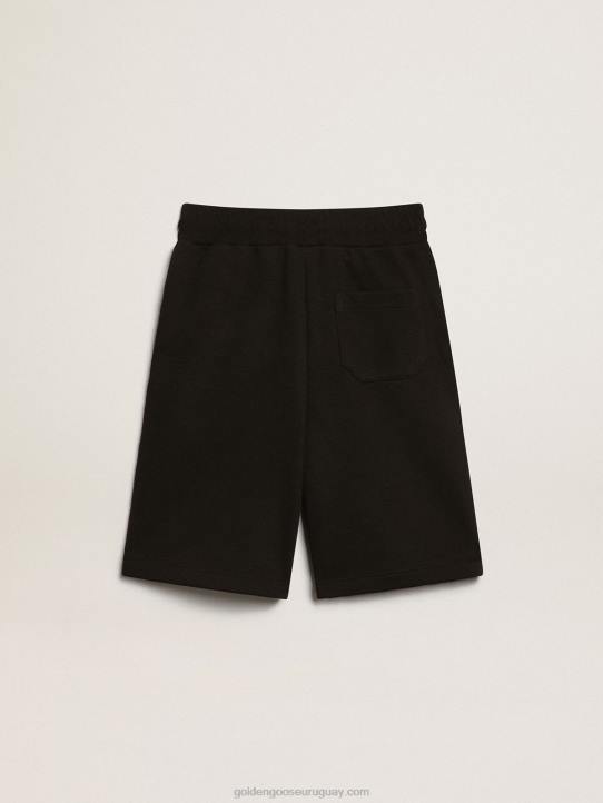 niños Bermudas colección estrellas negras con estrellas blancas en contrasteGolden Goose 02H6887