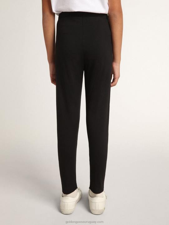 niños legging colección estrellas negras con estrellas blancas a contrasteGolden Goose 02H6884