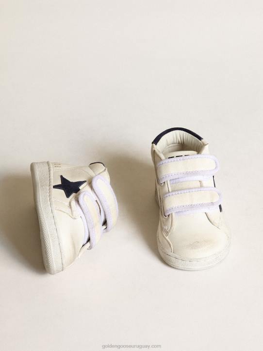niños junio de napa con estrella de ante azul oscuro y refuerzo del talónGolden Goose 02H6850