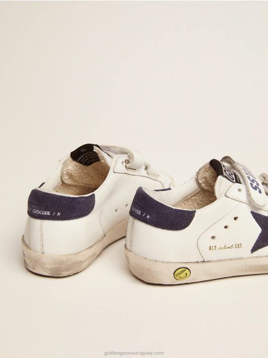 niños zapatillas old school con inserciones de ante azul oscuroGolden Goose 02H6867